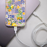 White USB-C to USB-C Cable