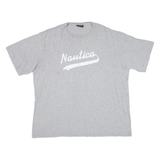 NAUTICA Womens T-Shirt Grey L
