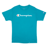 CHAMPION Mens T-Shirt Blue M
