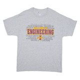CHAMPION College Of Engineering Mens T-Shirt Grey USA L
