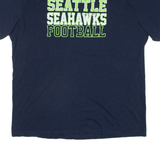 NFL Seattle Seahawks Football Mens T-Shirt Blue USA L