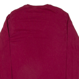 ADIDAS Rio Vista High School Mens T-Shirt Maroon Long Sleeve USA L
