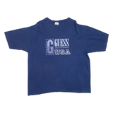 GUESS Womens T-Shirt Blue ONE SIZE