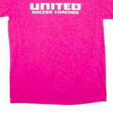 ADIDAS Womens T-Shirt Pink M