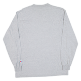 CHAMPION California Lutheran University Mens T-Shirt Grey Long Sleeve USA L