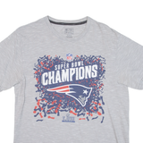 NFL Super Bowl Champions Mens T-Shirt Grey M