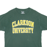 CHAMPION Clarkson University Mens T-Shirt Green USA L