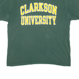 CHAMPION Clarkson University Mens T-Shirt Green USA L