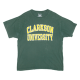 CHAMPION Clarkson University Mens T-Shirt Green USA L