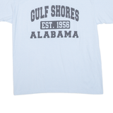 YAZBEK Gulf Shores Alabama Mens T-Shirt Blue USA L