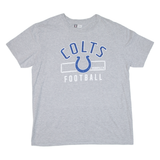 NFL Colts Football Mens T-Shirt Grey USA XL