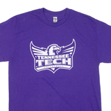 GILDAN Tennessee Tech Mens T-Shirt Purple USA M