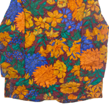 BRECKENRIDGE Womens Blazer Jacket Orange Silk Floral S
