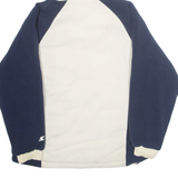 STARTER Mens Jacket Blue Hooded XL