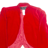 ALLOVETTE Womens Blazer Jacket Red S