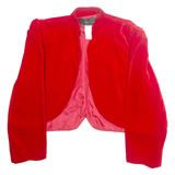 ALLOVETTE Womens Blazer Jacket Red S