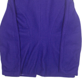 WOOL AND CASHMERE Womens Blazer Jacket Purple Wool M