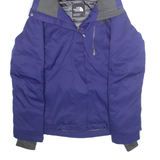 THE NORTH FACE Womens Rain Jacket Purple Hooded L