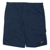 DICKIES Mens Workwear Shorts Blue Relaxed 2XL W42