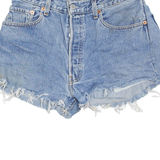 LEVI'S 501 Womens Denim Shorts Blue Relaxed L W33