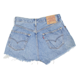LEVI'S 501 Womens Denim Shorts Blue Relaxed L W33