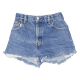 LEVI'S 517 Womens Denim Shorts Blue Relaxed XXS W24