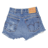 LEVI'S 517 Womens Denim Shorts Blue Relaxed XXS W24