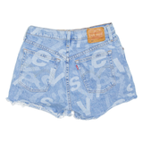 LEVI'S 501 BIG E Womens Denim Shorts Blue Relaxed XS W26
