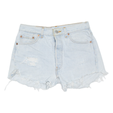LEVI'S 501 Womens Denim Shorts Blue Relaxed M W30