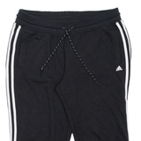 ADIDAS Womens Pedal Pushers Shorts Black Relaxed XL W34