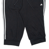 ADIDAS Womens Pedal Pushers Shorts Black Relaxed XL W34