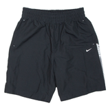 NIKE Mesh Lining Mens Swimming Shorts Black Relaxed L W30