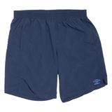 UMBRO Mens Sports Shorts Blue Relaxed XL W34