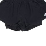 REEBOK Womens Sports Shorts Black Relaxed S W30