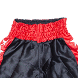 EAGLES GYM WALES Thai Boxing Mens Sports Shorts Red Relaxed S W21