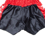 EAGLES GYM WALES Thai Boxing Mens Sports Shorts Red Relaxed S W21