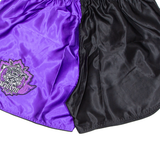 BLITZ Thai Boxing Mens Sports Shorts Purple Relaxed XL W36