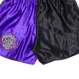 BLITZ Thai Boxing Mens Sports Shorts Purple Relaxed XL W34