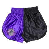 BLITZ Thai Boxing Mens Sports Shorts Purple Relaxed XL W34