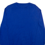 POLO RALPH LAUREN Mens Jumper Blue Tight Knit M