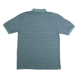 BERT PULITZER Mens Polo Shirt Green 90s Diamond L