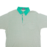 HATHAWAY Jack Nicklaus Mens Polo Shirt Green 90s Striped L