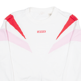 LEVI'S Cropped Womens Sweatshirt White XS