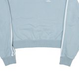 ADIDAS Cropped Womens Sweatshirt Blue UK 4