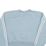 ADIDAS Cropped Womens Sweatshirt Blue UK 4