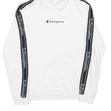 CHAMPION Mens White Hoodie S