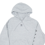 ADIDAS Womens Grey Hoodie UK 4