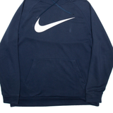 NIKE Mens Blue Hoodie L