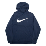 NIKE Mens Blue Hoodie L
