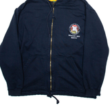 OAM Makadi Bay Egypt Mens Blue Hoodie Full Zip S